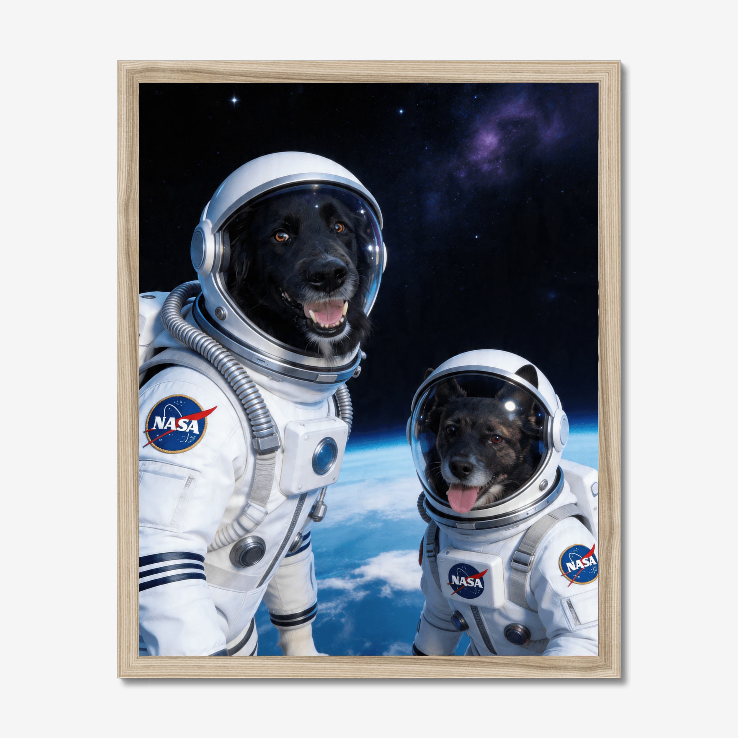 Astronaut Pet Poster