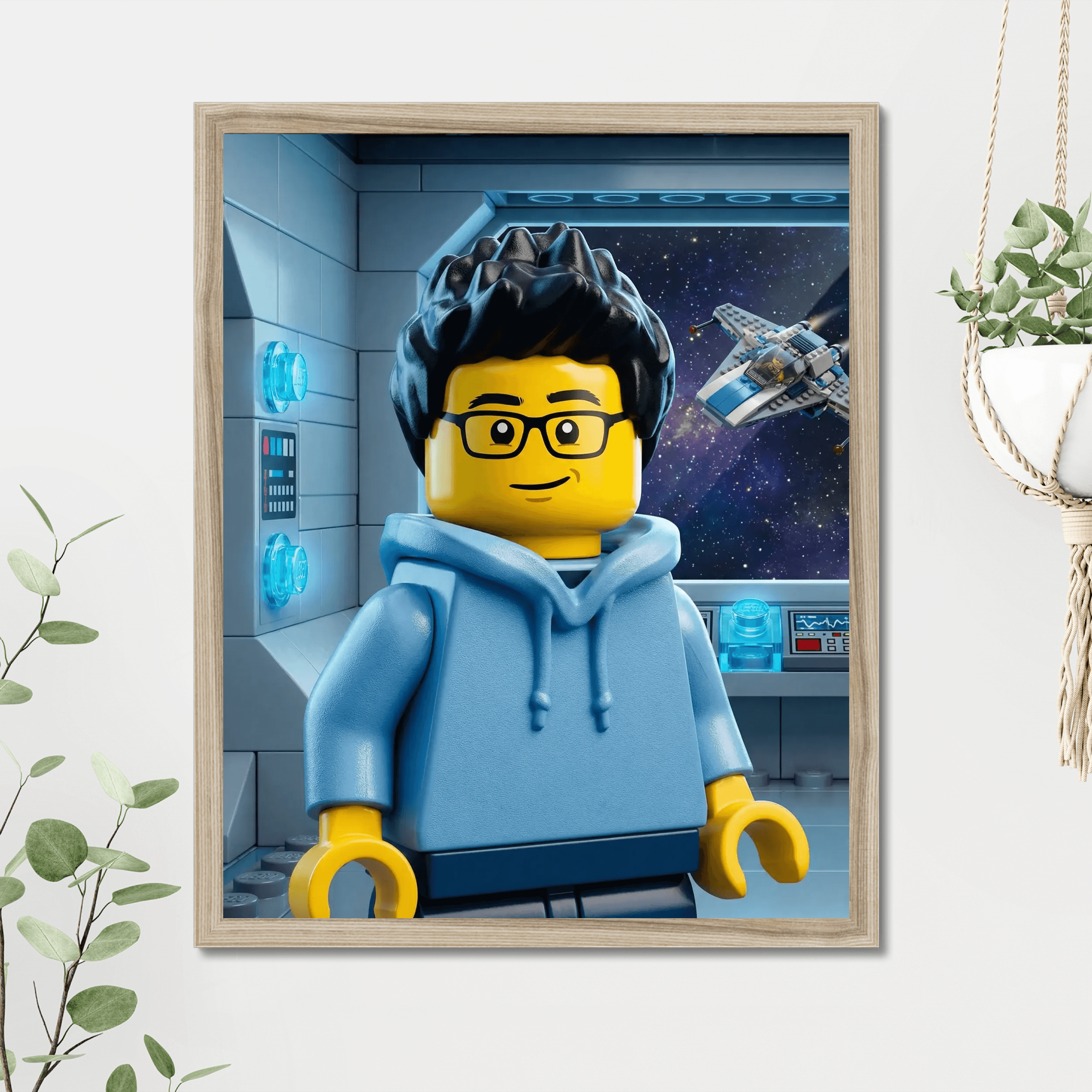 Brick Figure Poster