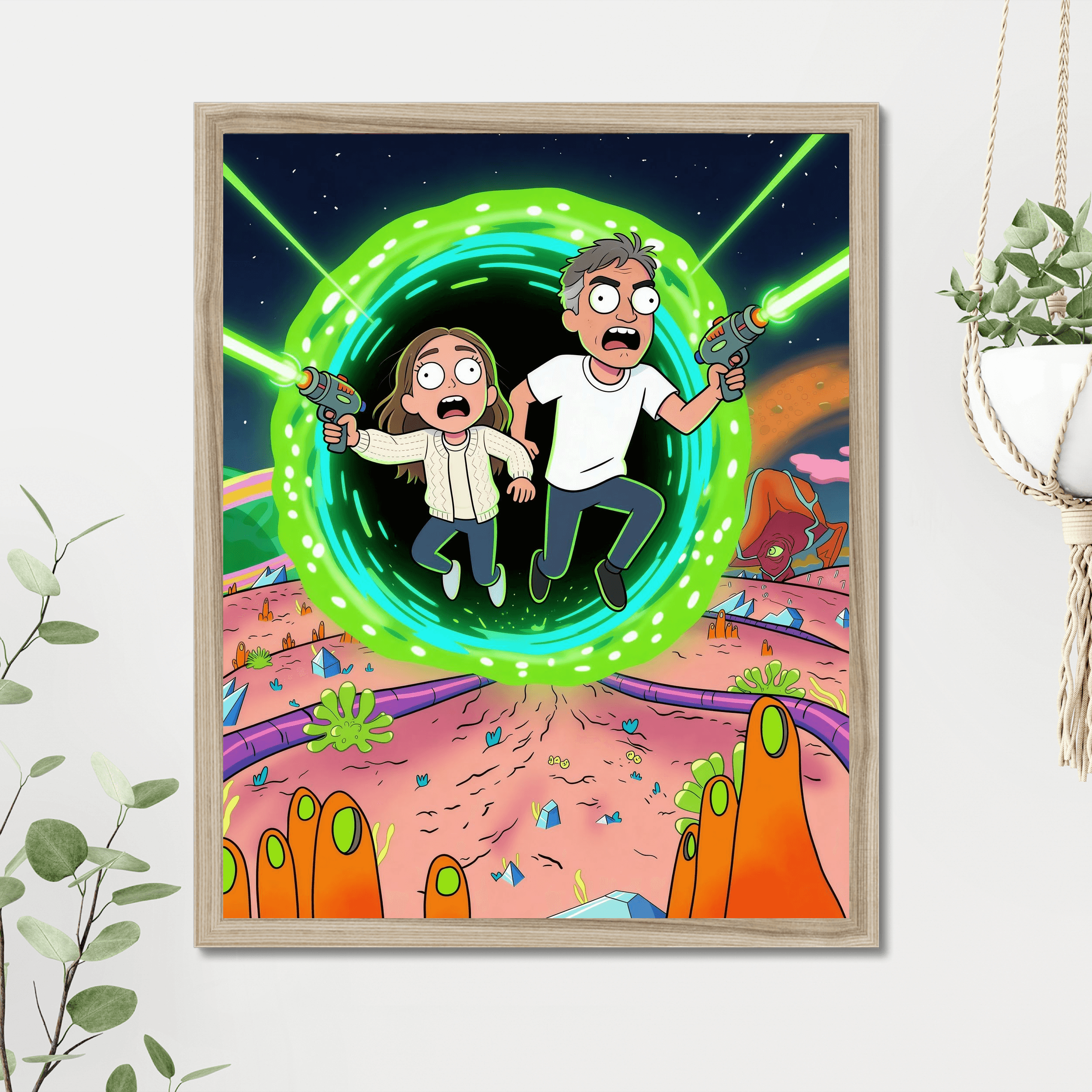 Star-Pupil Cartoon Poster