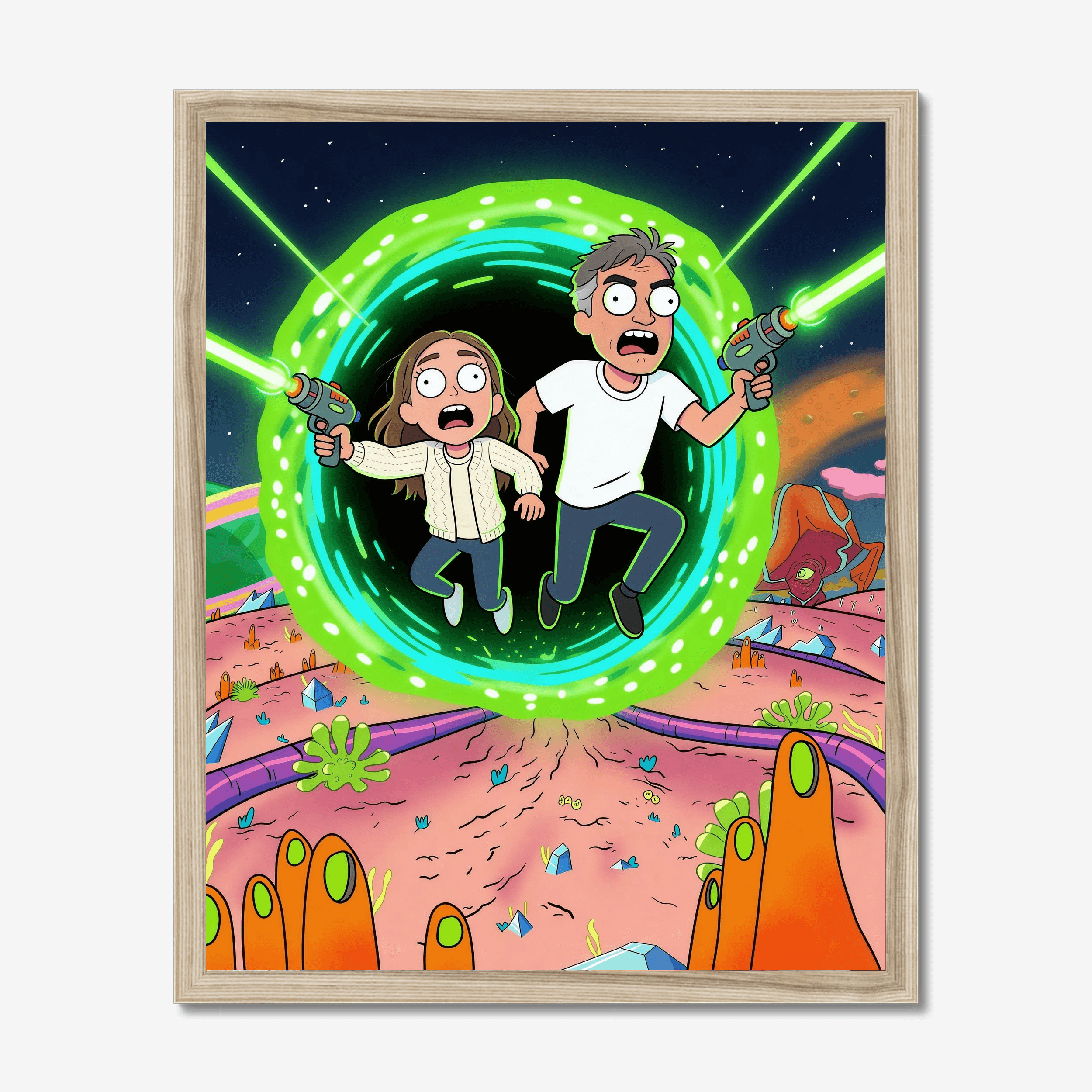 Star-Pupil Cartoon Poster