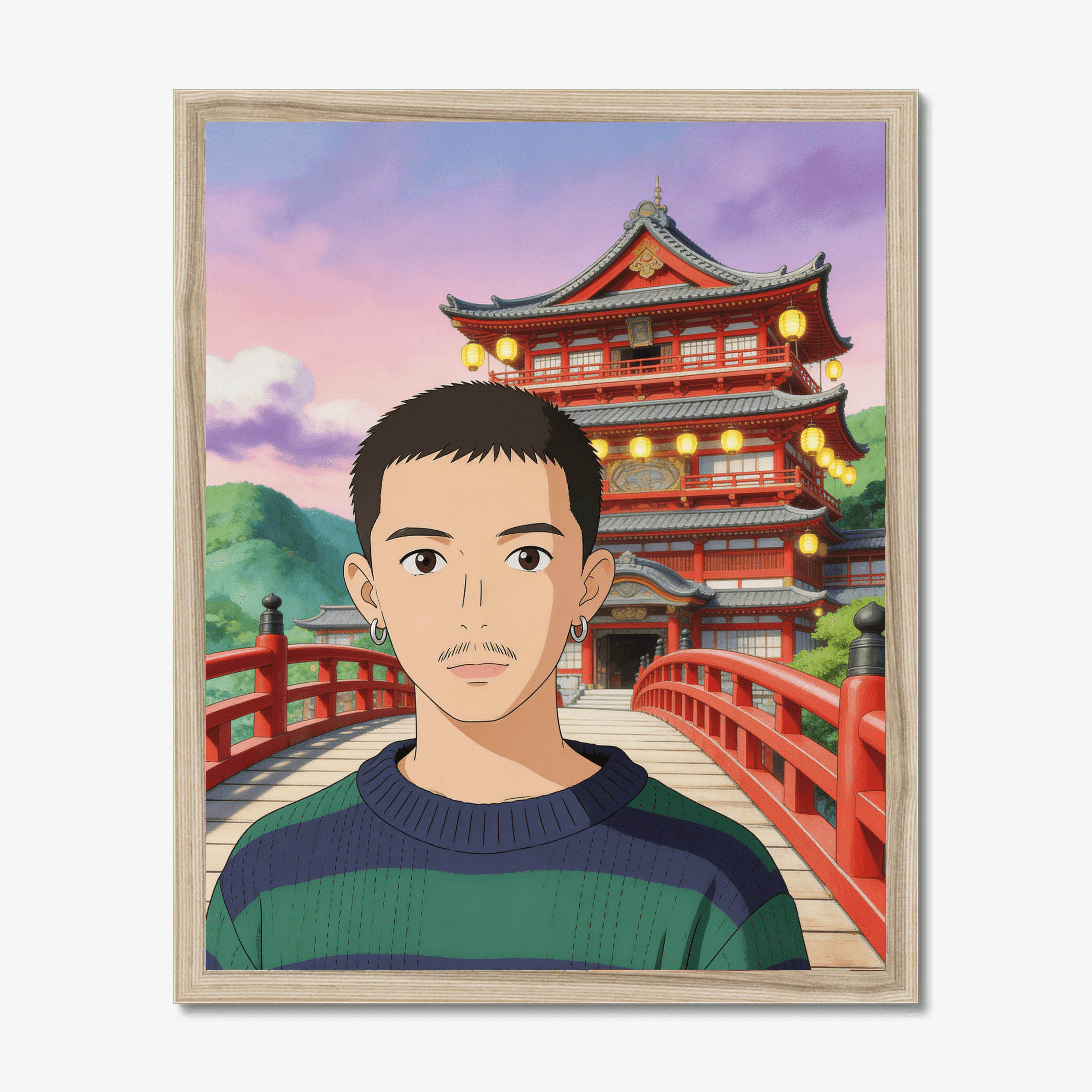 Painted Anime Poster