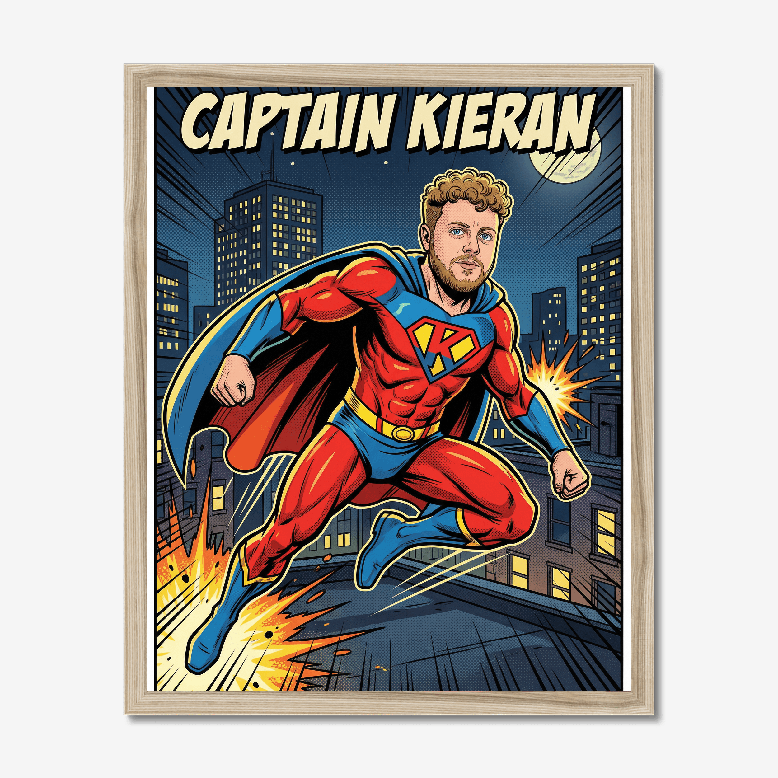 Superhero Comic Poster