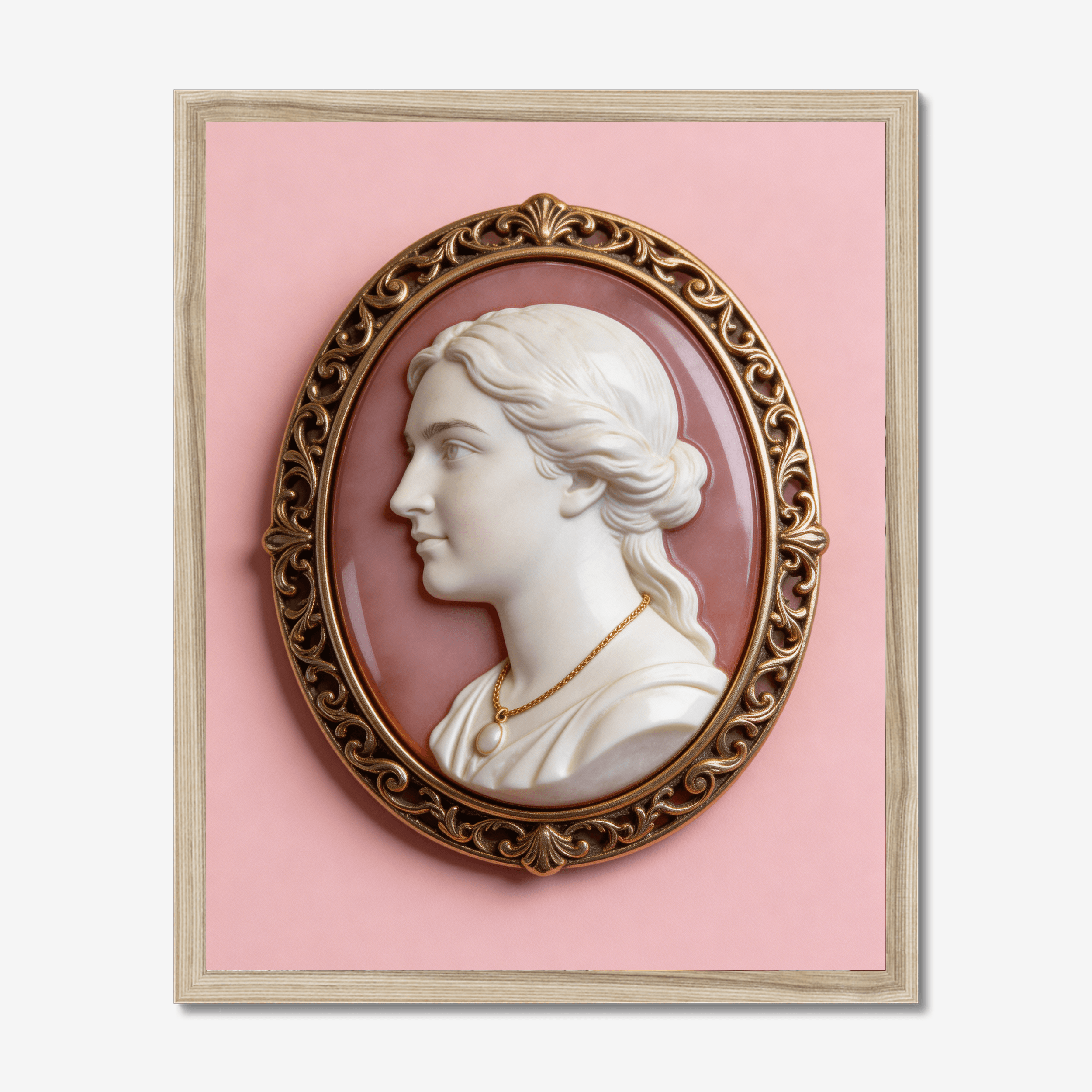 Locket Cameo Poster