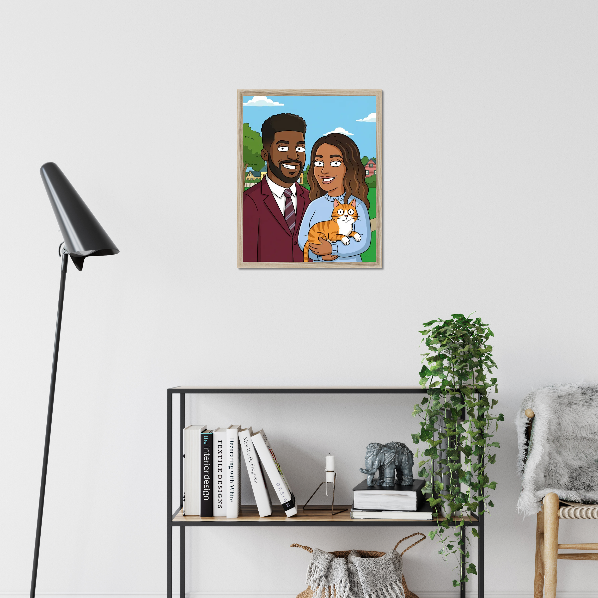 Adult Cartoon Family Poster example