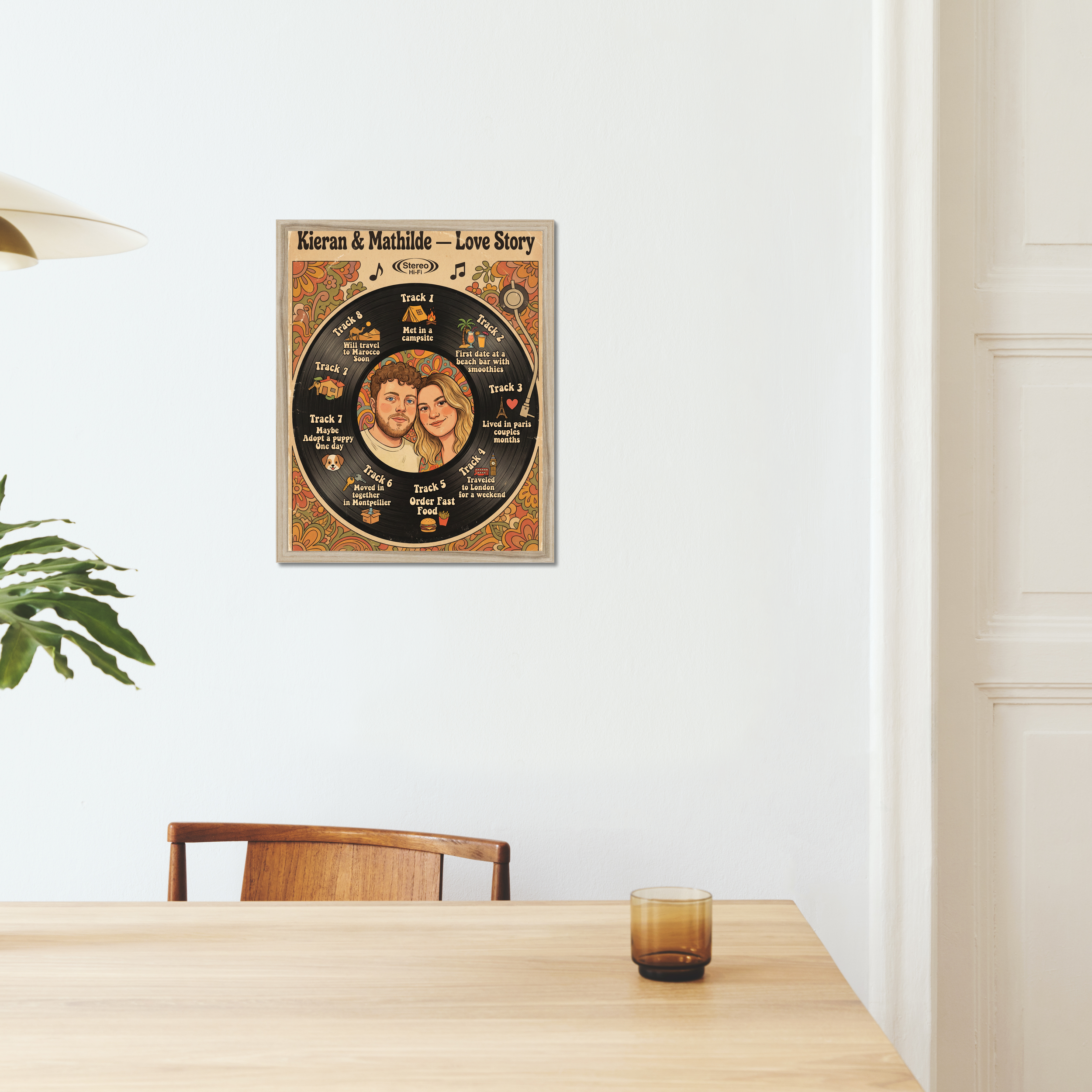 Vinyl Record Love Story example