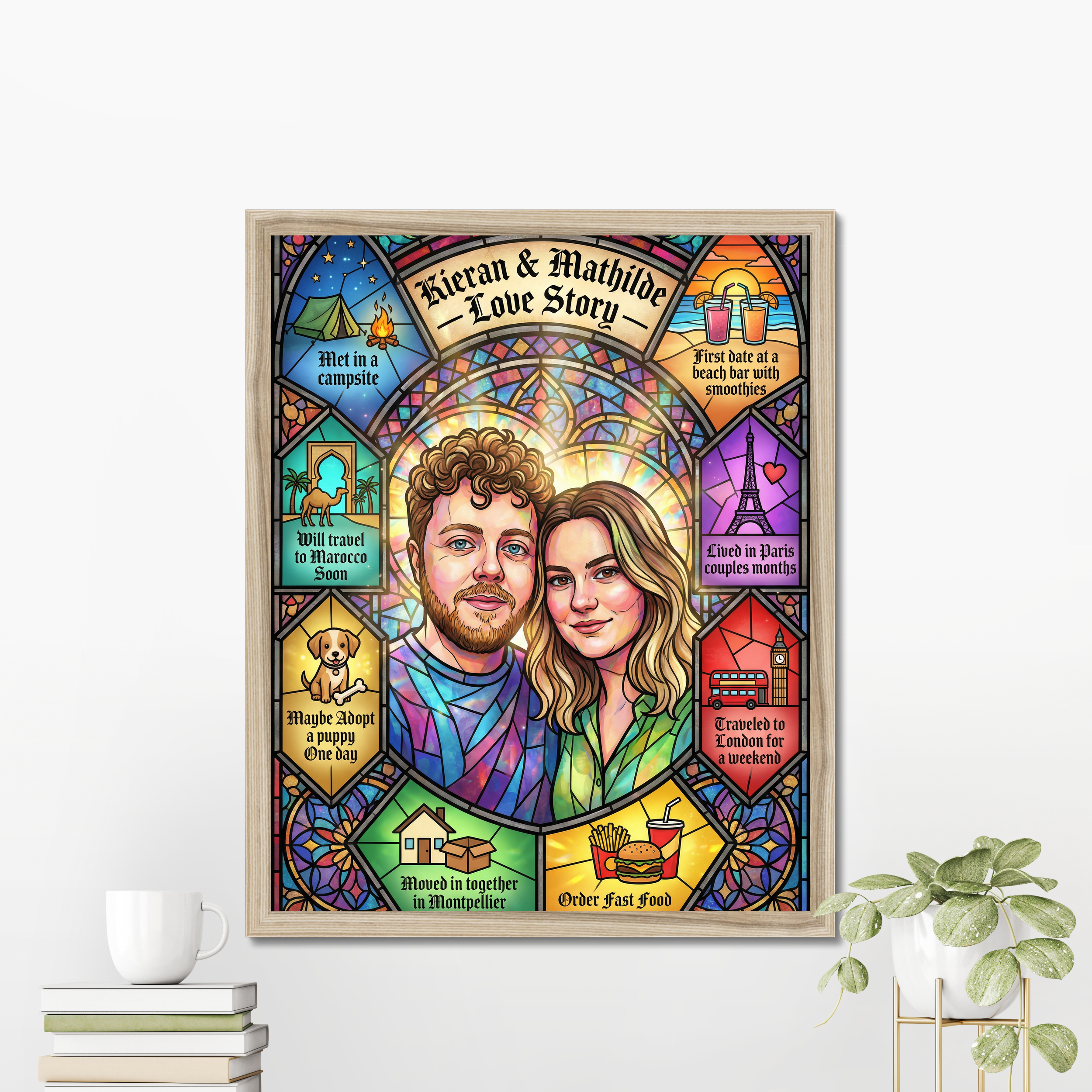 Stained Glass Love Story example