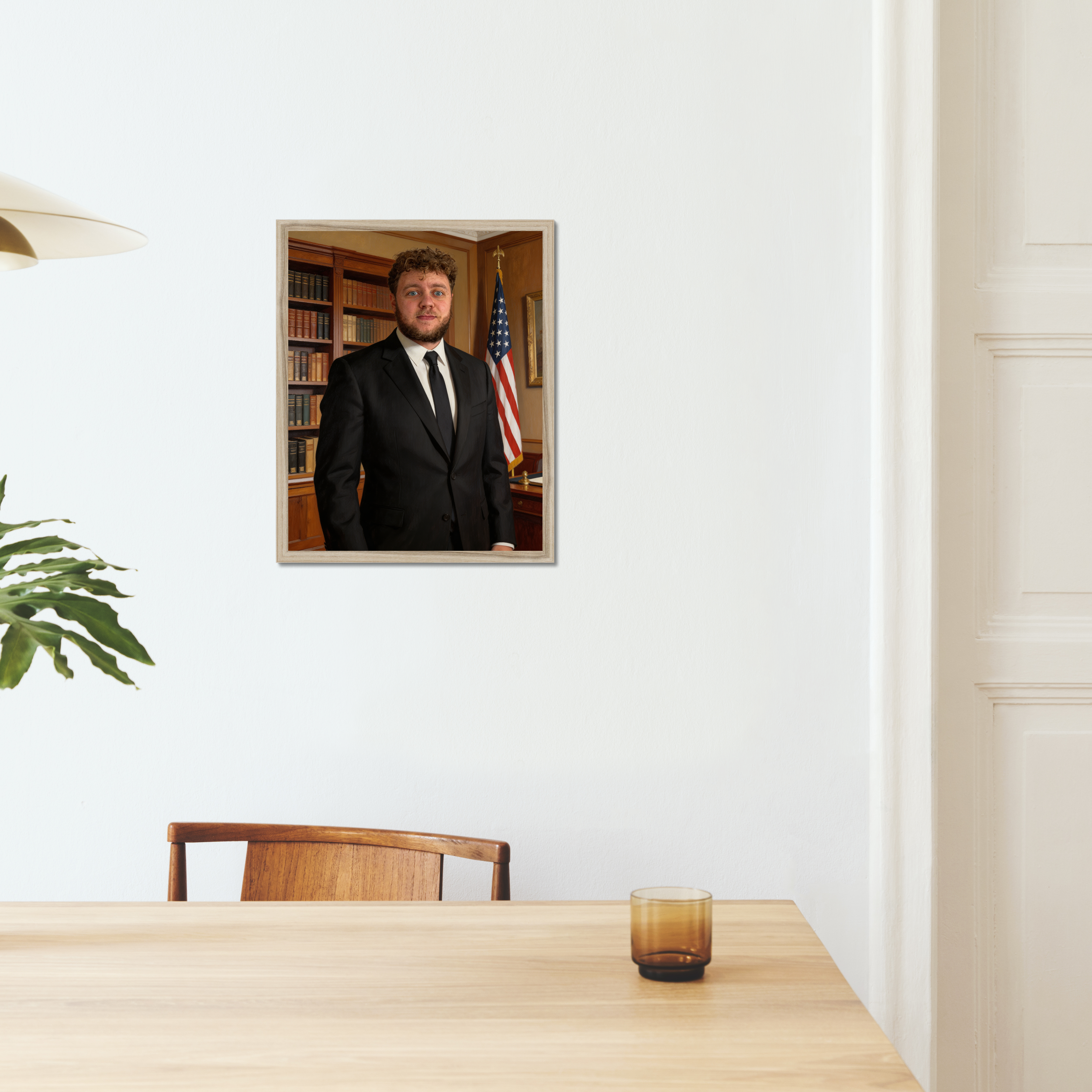 Oval Office Oil Painting Poster example