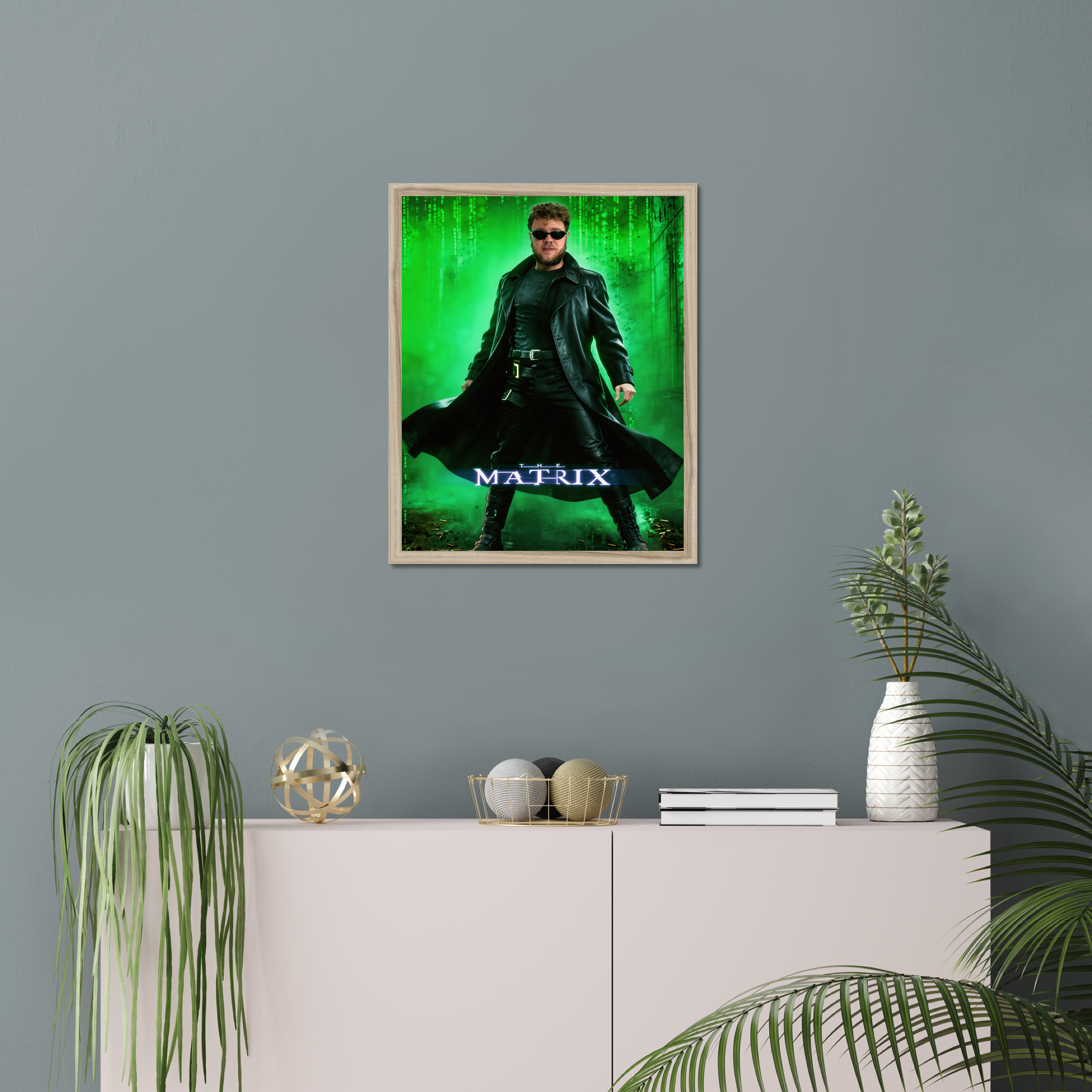 Digital Rain Movie Poster example