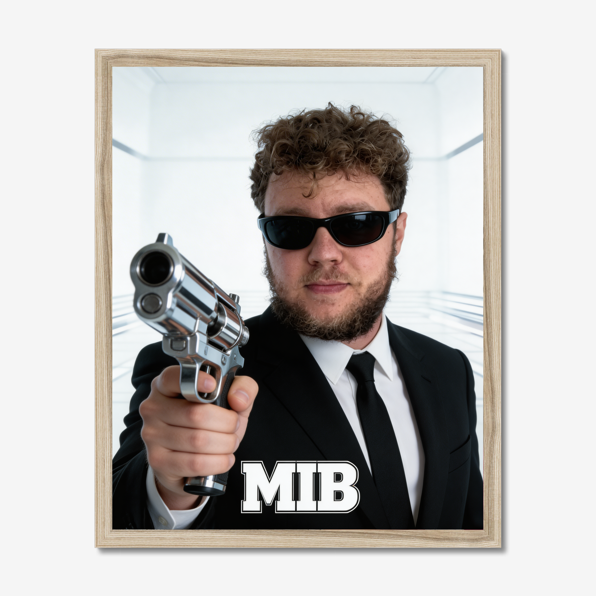 Black Suit Agents Movie Poster example