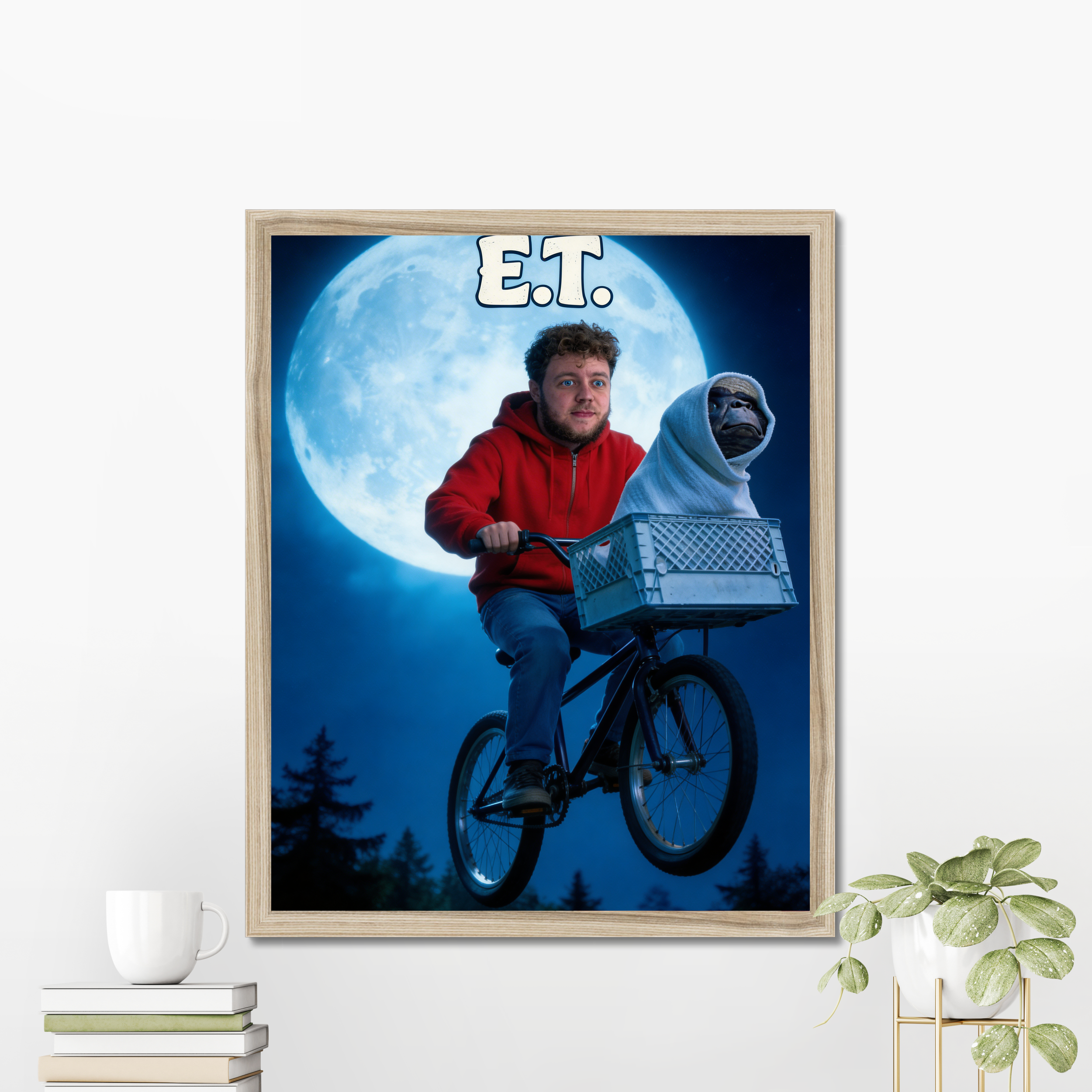 Bicycle Moonlight Movie Poster example