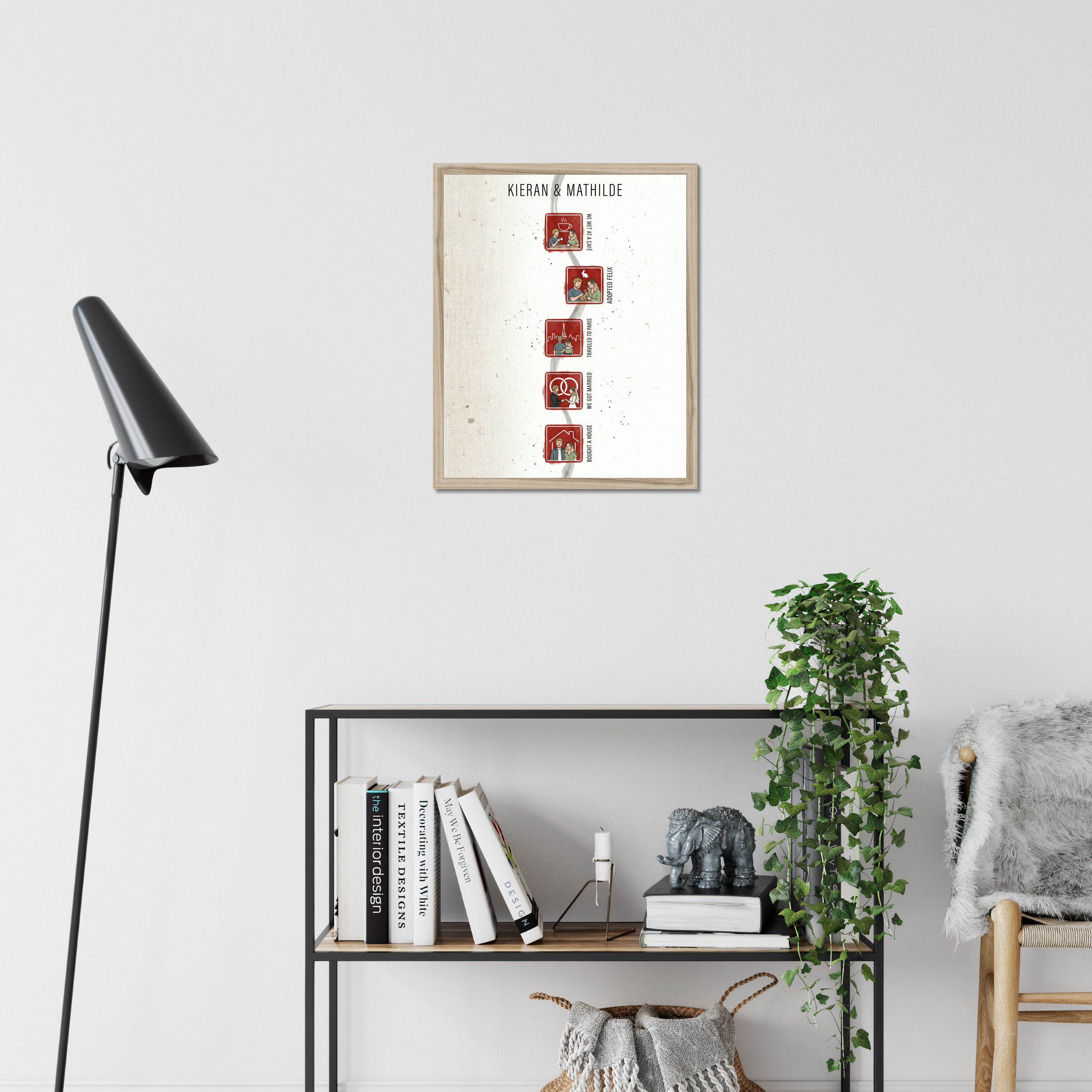Japanese Zen Stamp Love Story example