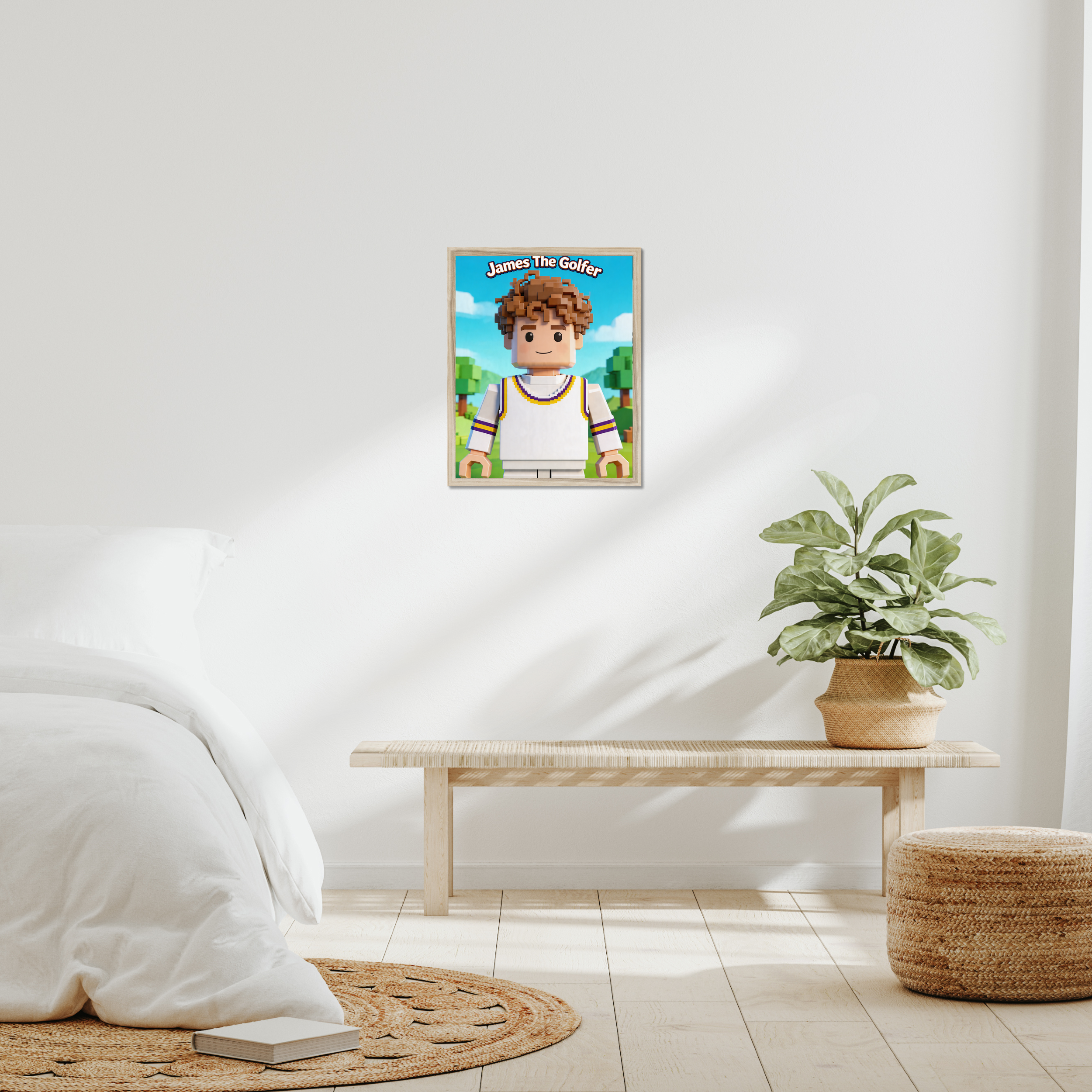 Blocky Avatar Poster example