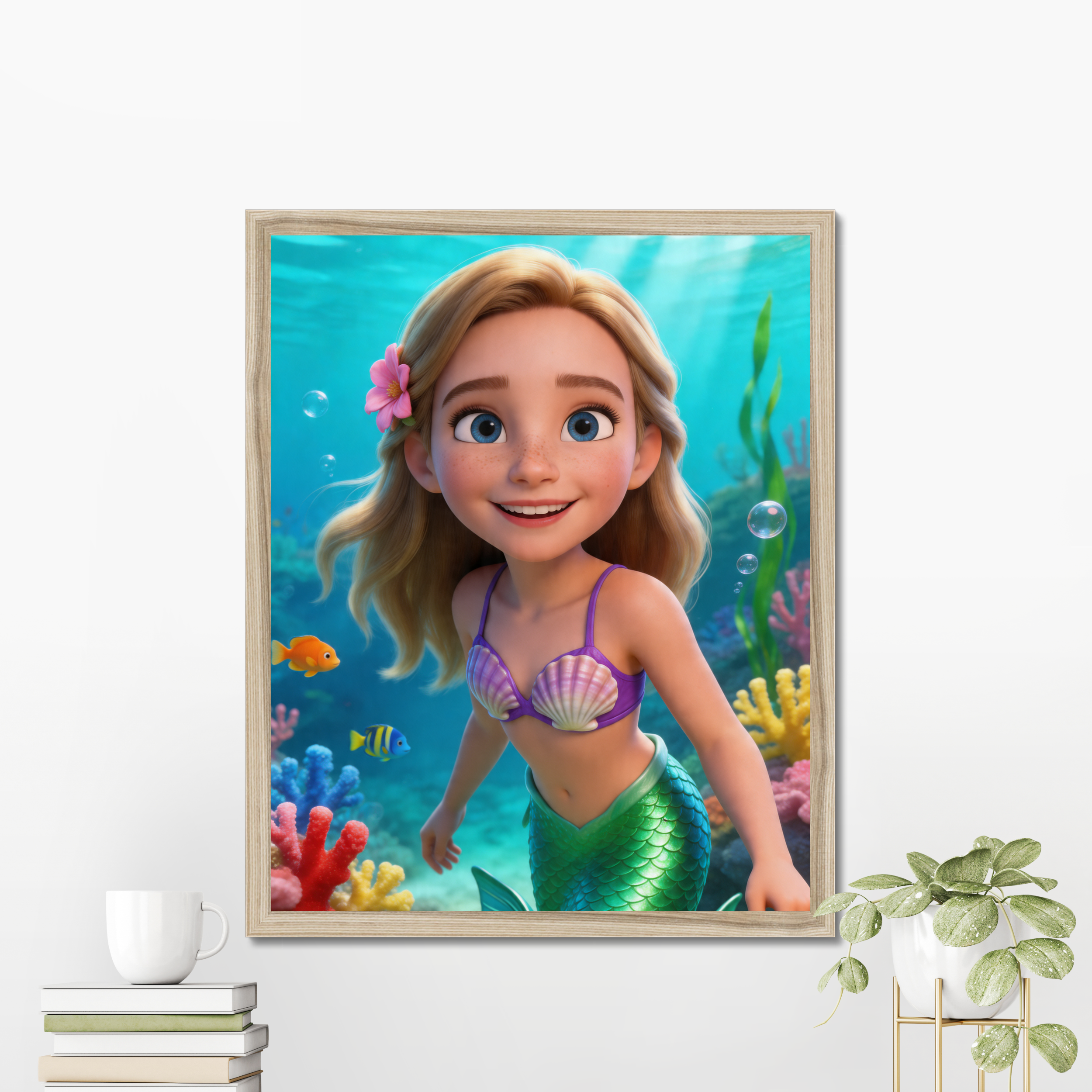 Mermaid Princess Poster example