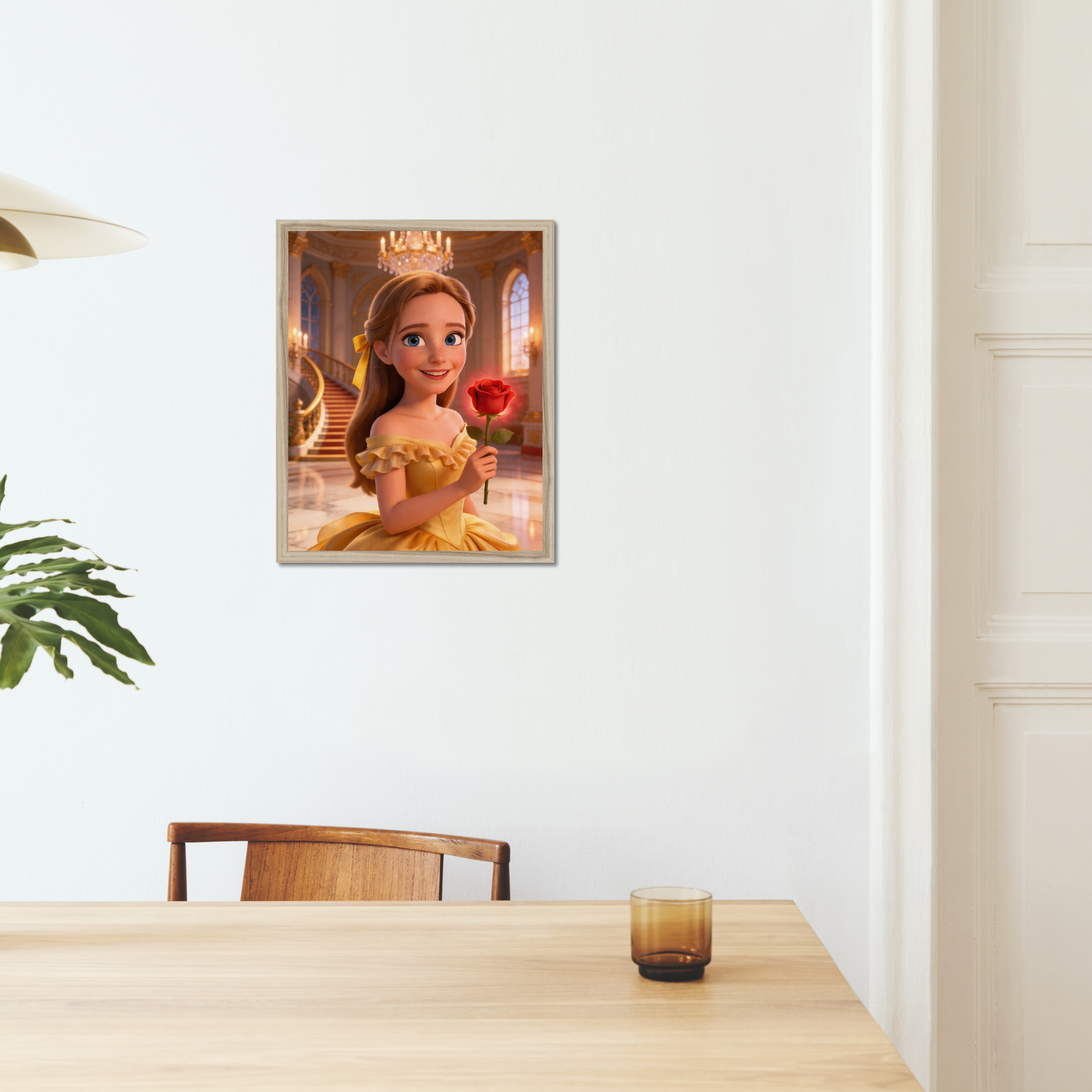 Yellow Gown Princess Poster example