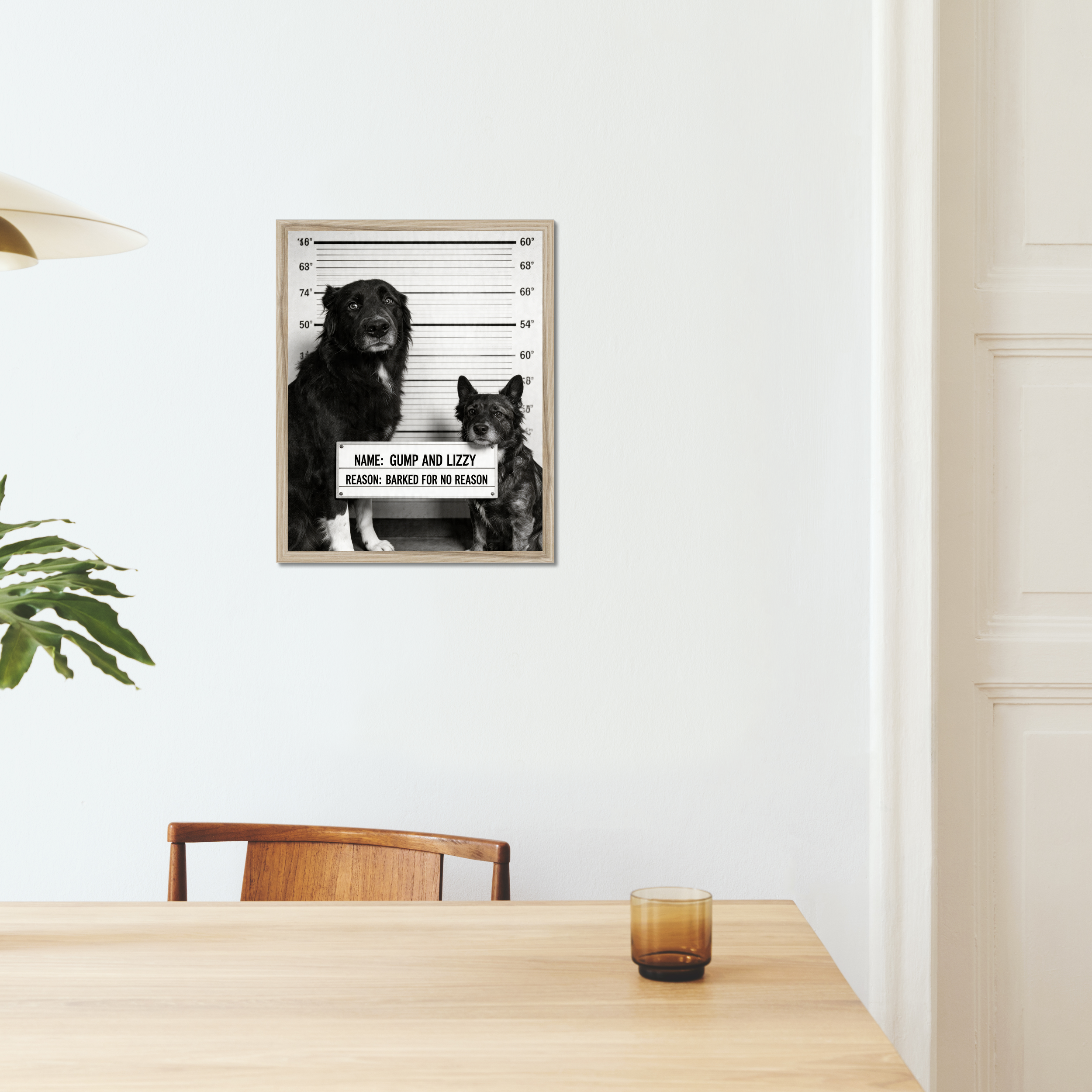 Pet Mugshot Poster example