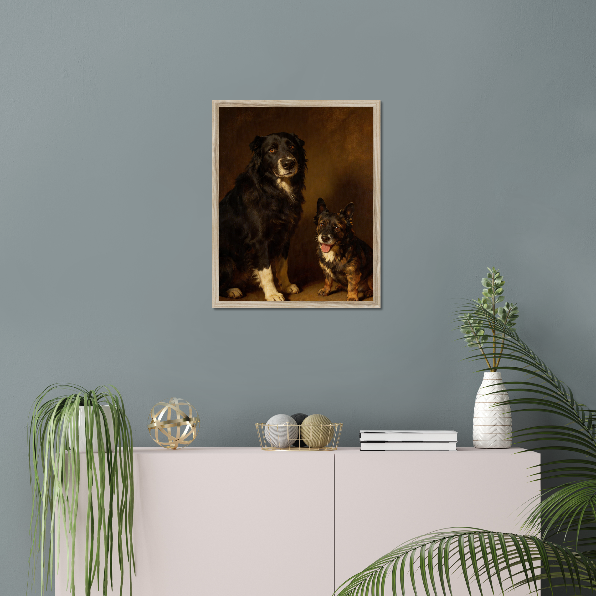 Renaissance Pet Oil Poster example