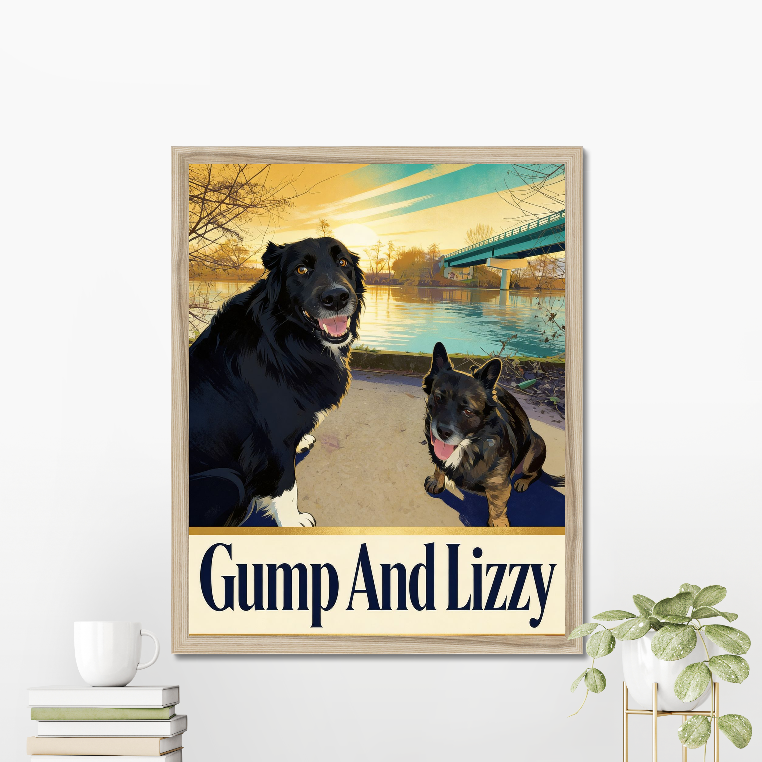 Vintage Travel Postcard — Custom Poster