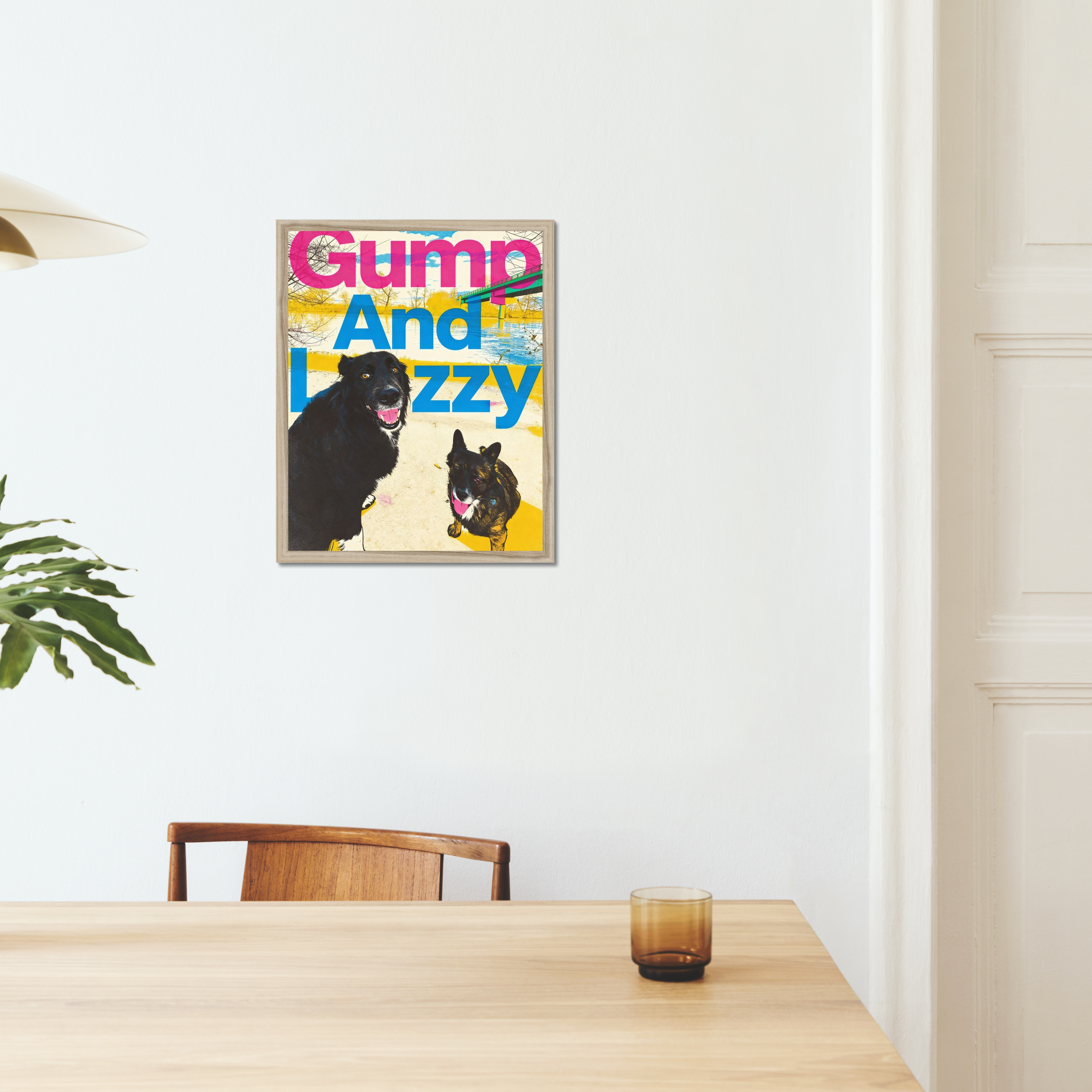 Risograph Print — Custom Poster example