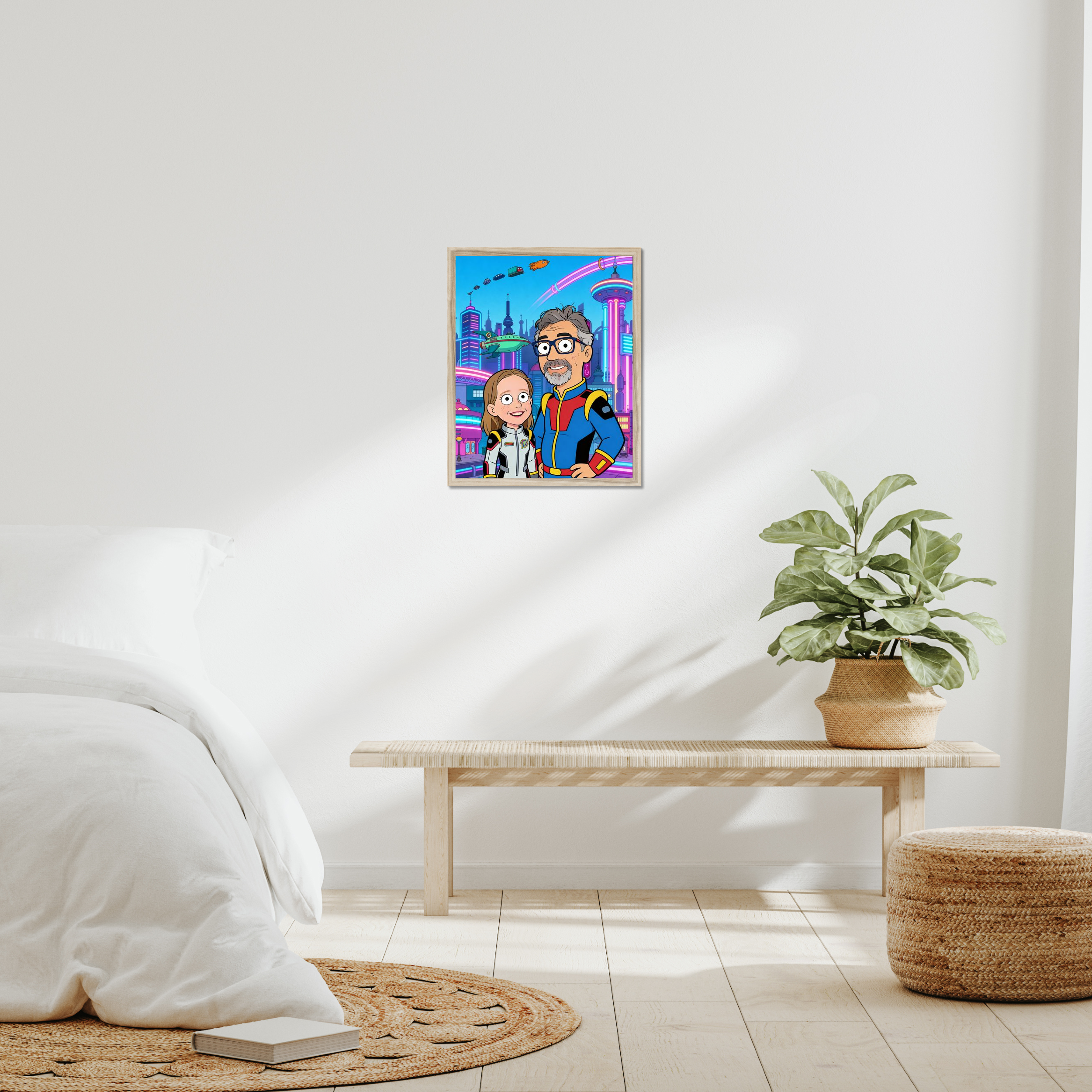 Year 3000 Cartoon Poster example