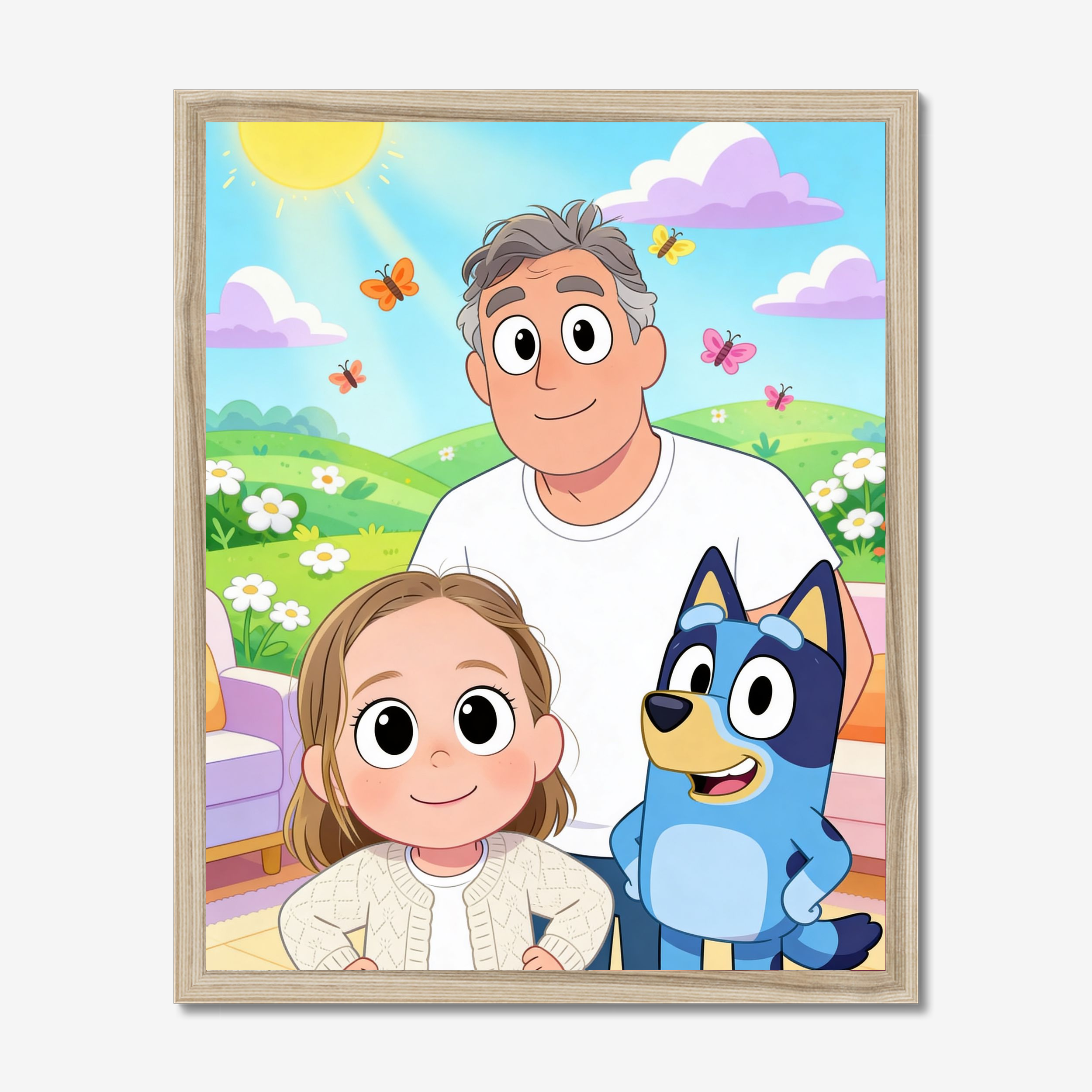 Heeler Cartoon Poster example