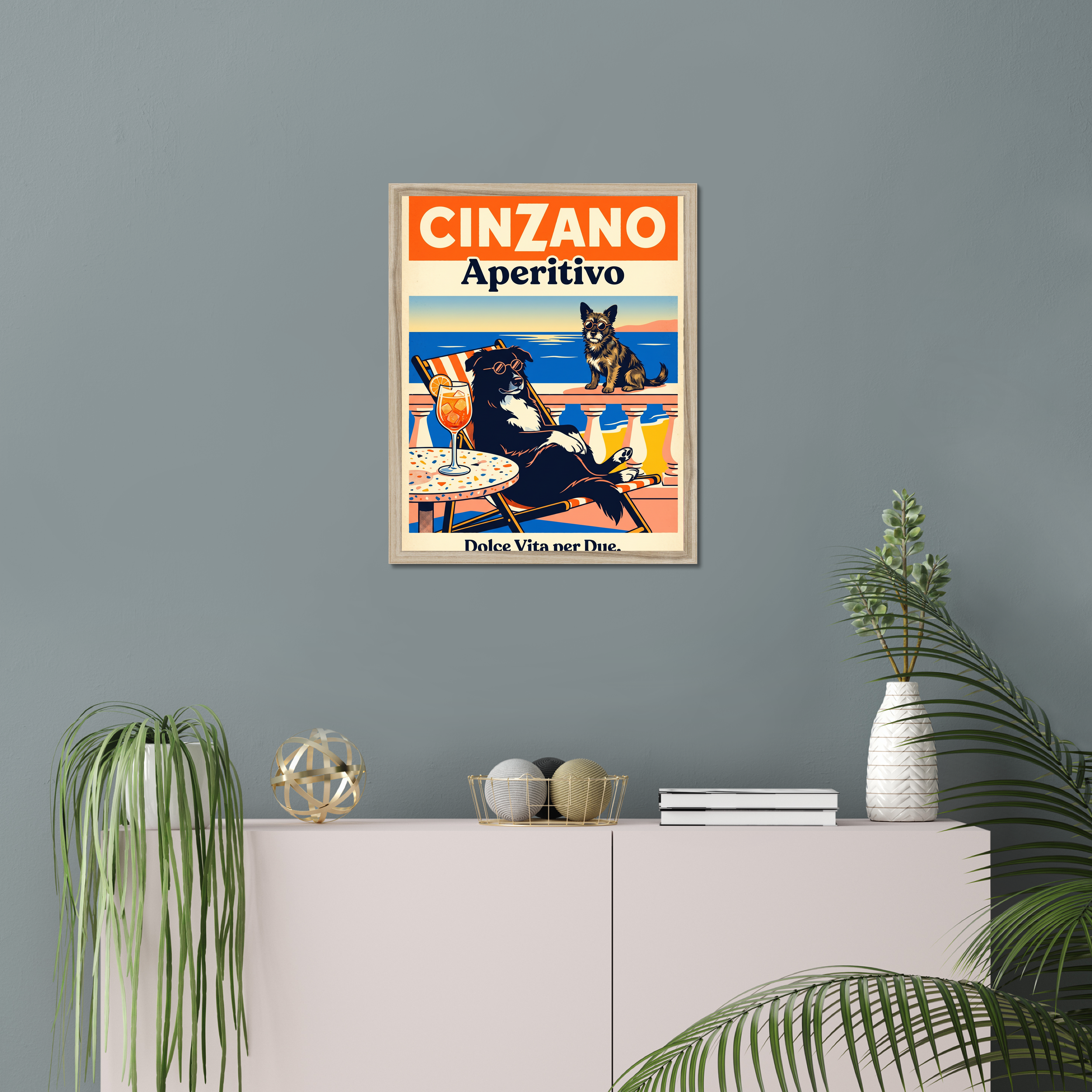 Pet Aperol Spritz Summer Poster example