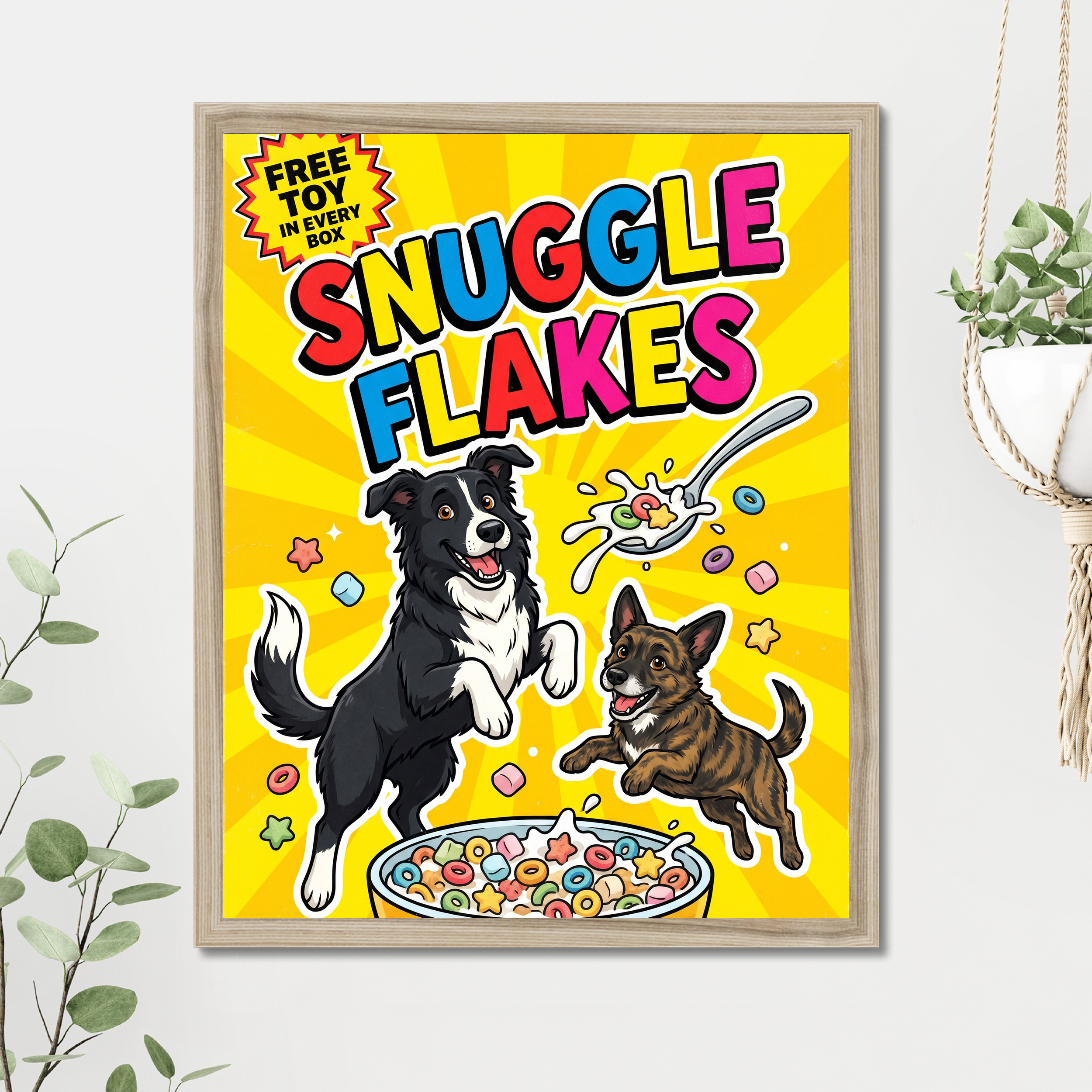 Pet Cereal Box Poster example